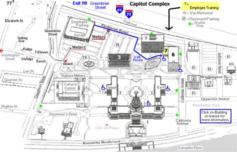 wv state capitol map